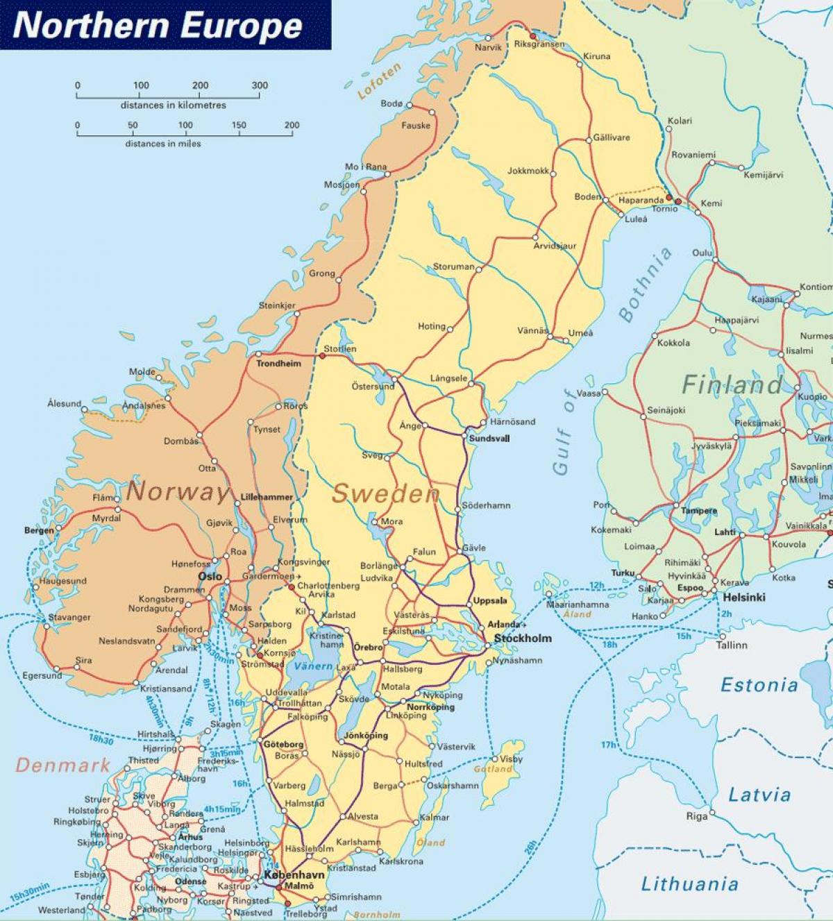 Karte narvik Norwegen
