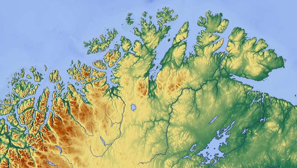 Nord-Norwegen-map