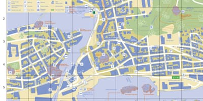 Alesund Norwegen Stadtplan