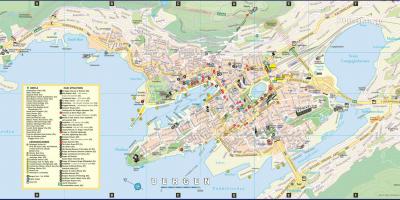 Bergen Norway city-map