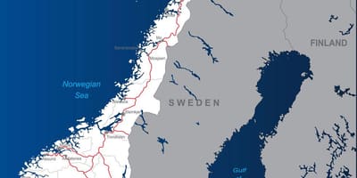 Mautstraßen in Norwegen anzeigen