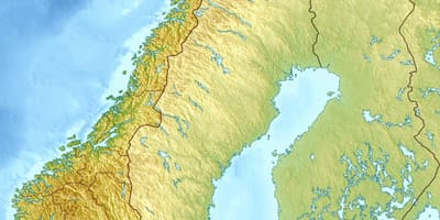 Norwegen topo-Karte