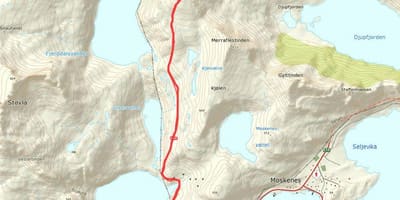 Karte von Norwegen Wanderwege