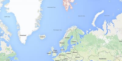 Spitzbergen-Norwegen-map